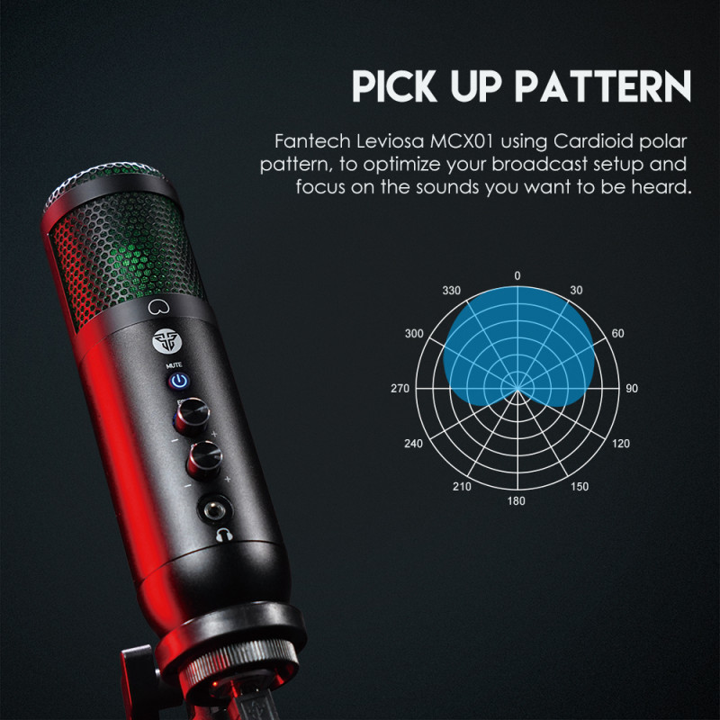 Microfone Fantech Leviosa MCX01 RGB 4