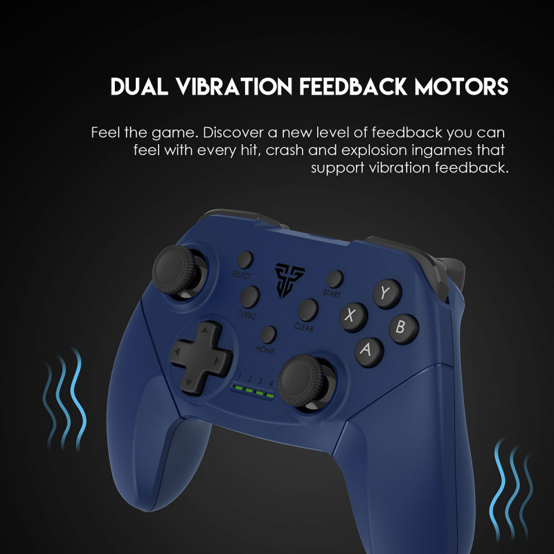 Gamepad Fantech Shooter II WGP13 Wireless Azul 3