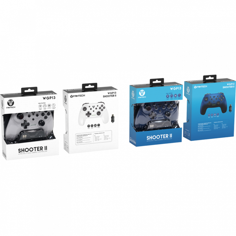 Gamepad Fantech Shooter II WGP13 Wireless Branco 3