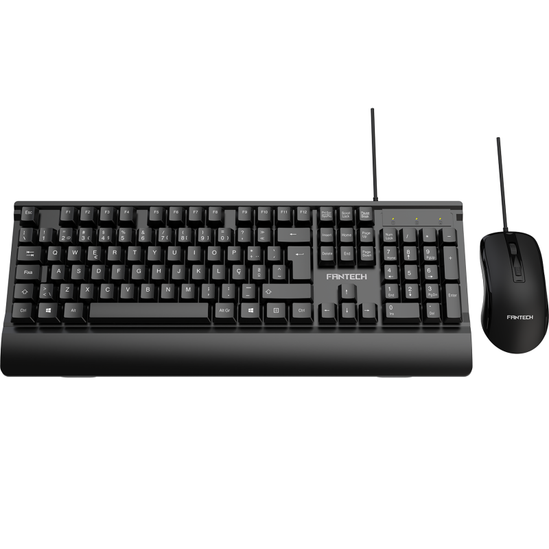 Combo Teclado + Rato Fantech Confort Palm KM604 Preto 4