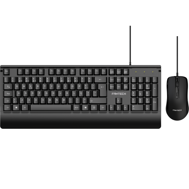 Combo Teclado + Rato Fantech Confort Palm KM604 Preto 6