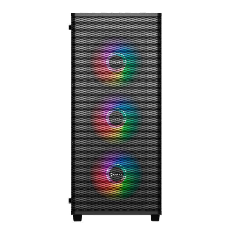Caixa ATX Unykach MIR 100 ARGB Preta 1