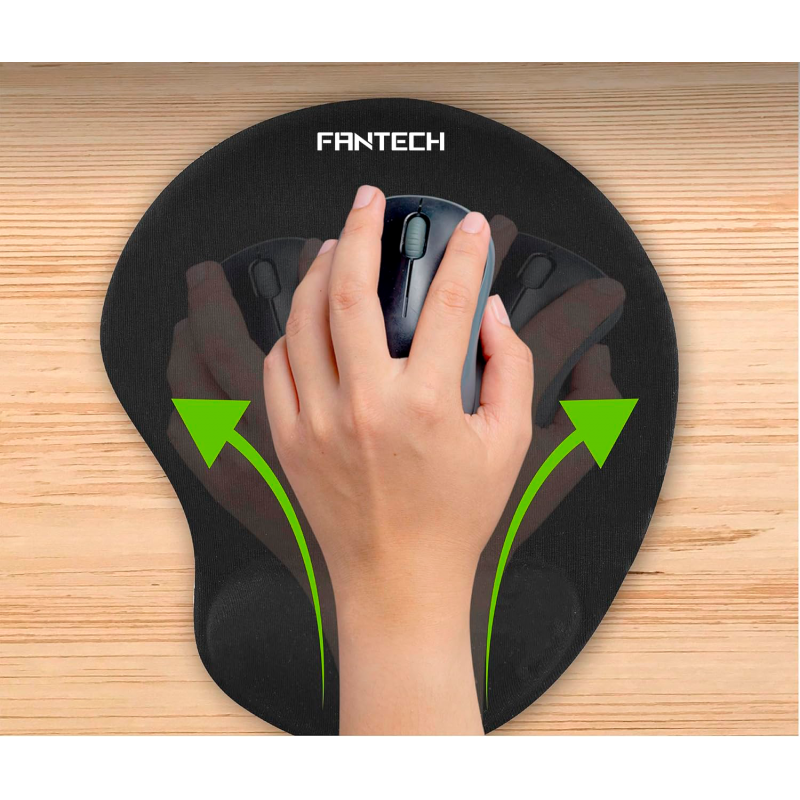 Tapete de Rato Fantech com Apoio de Pulso Preto 2