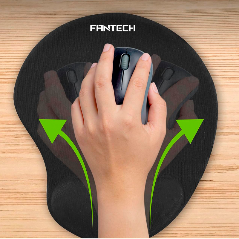 Tapete de Rato Fantech com Apoio de Pulso Preto 3