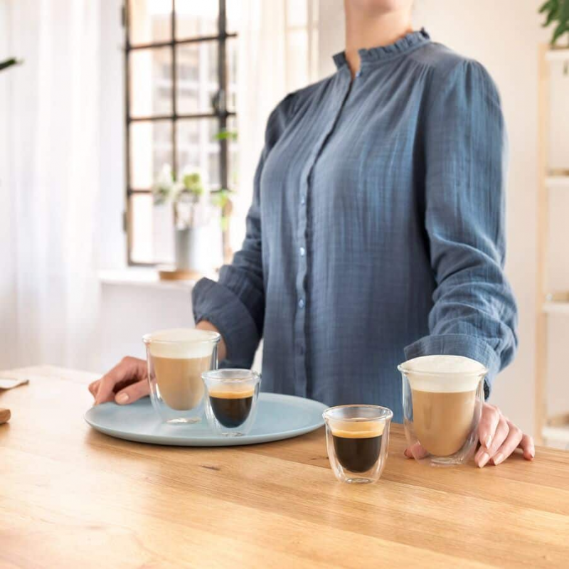 Copos DELONGHI Latte Macchiato 2 x 270ML (Pack de 2) 2