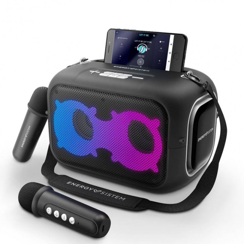 Coluna Portátil Karaoke Energy Sistem - Bluetooth 5.4 - True Wireless - 60W 1