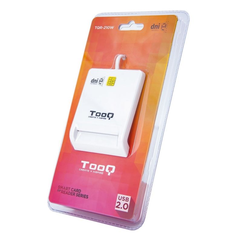 Leitor Smart Card DNI e Cartão de Cidadão TooQ Branco 3