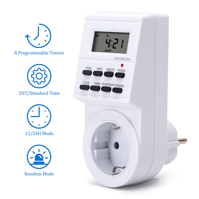 Temporizador Energia Inteligente Eletrónico Aigostar 1