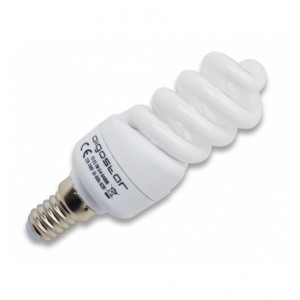 Lâmpada LED Espiral E14 5W 3000K Luz Quente 450 Lúmens B5 Aigostar