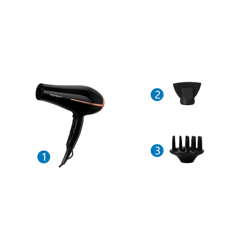 Secador de Cabelo Profissional 2400W Aigostar Fighter 5