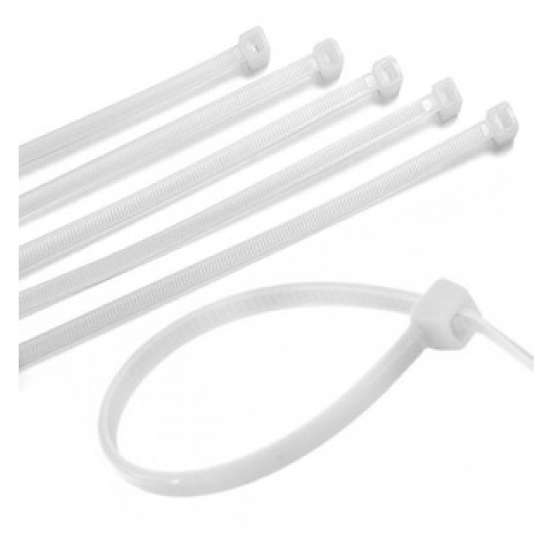 Abraçadeiras de Nylon 200 x 3.6mm Aigostar Brancas - Pack 40 unidades 1