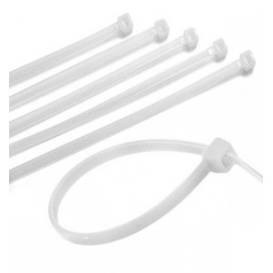 Abraçadeiras de Nylon 250 x 3.6mm Aigostar Brancas - Pack 40 unidades