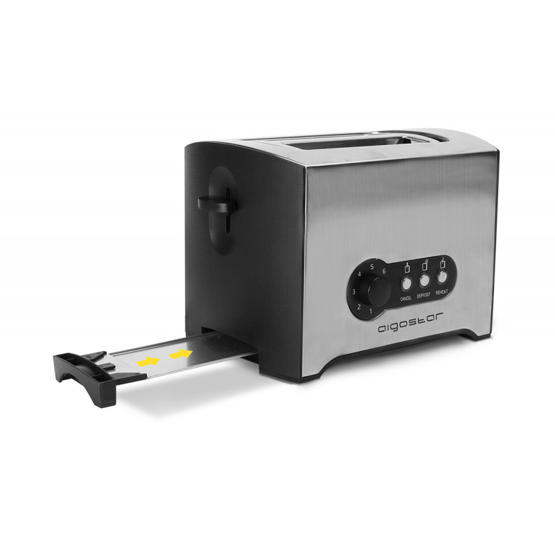 Torradeira 900W Prata Aigostar Sunshine 6