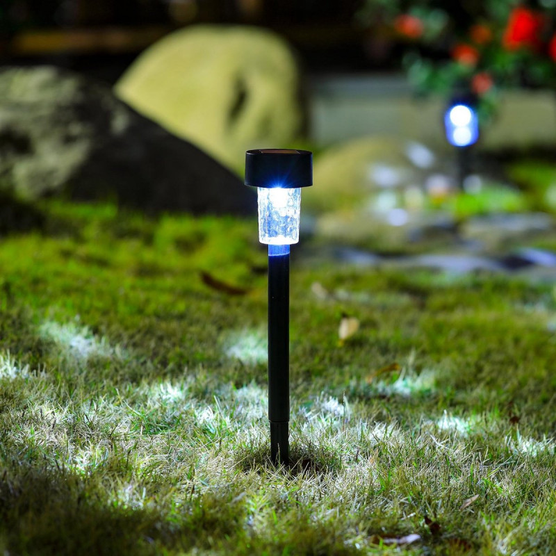 Luz Solar Exterior IP44 6500K 0.06W Led Aigostar Cinza 4
