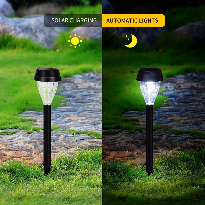 Luz Solar Exterior IP44 6500K 0.06W Led Aigostar Cinza 6
