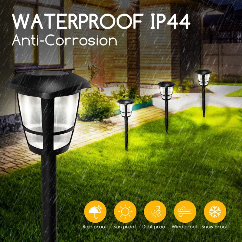 Luz Solar Exterior IP44 6500K 0.06W Led Aigostar Preto 2