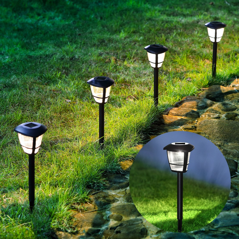 Luz Solar Exterior IP44 6500K 0.06W Led Aigostar Preto 3