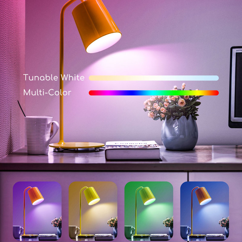 Lâmpada Smart LED WiFi RGB+CW E27 C37 5W Aigostar 6