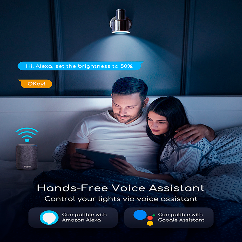 Lâmpada Smart LED WiFi CW GU10 5W Aigostar 6