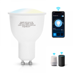 Lâmpada Smart LED WiFi CW GU10 7W Aigostar