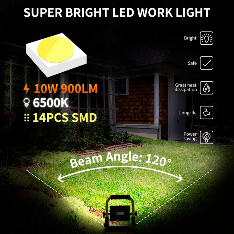 Foco de Trabalho LED 10W 6500K Aigostar 5
