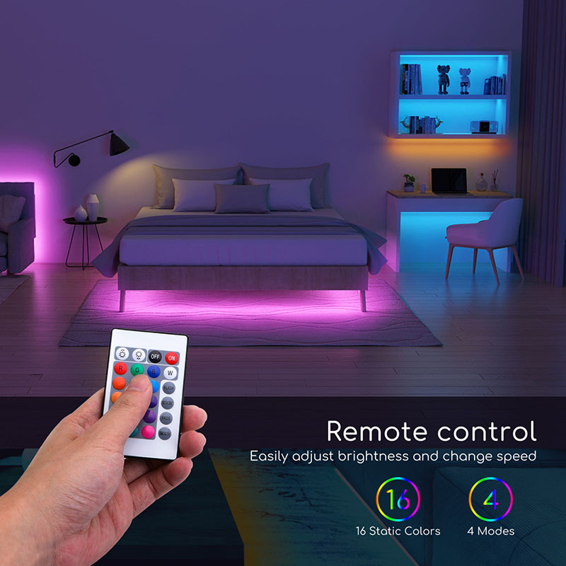 Fita Led RGB 5 Metros Aigostar 3000K com Controlo Remoto 6