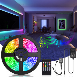 Fita Led RGB 3 Metros Aigostar 3000K c/ Controlo Remoto + Sincronização Música
