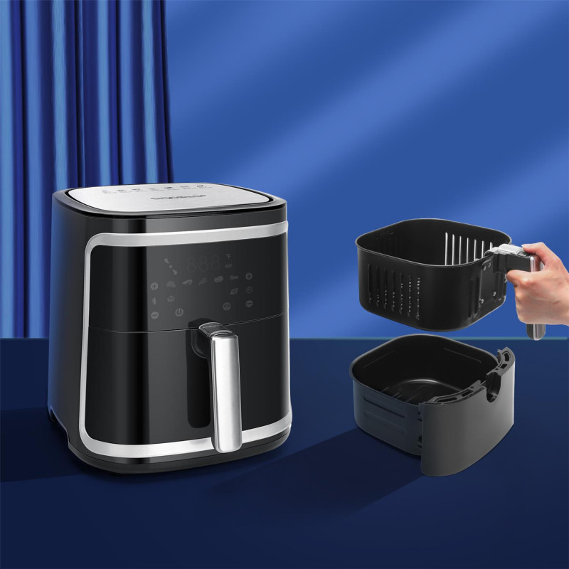 Cesta p/Fritadeira Elétrica s/ Óleo 1900W 7L Aigostar Cube Touch 3