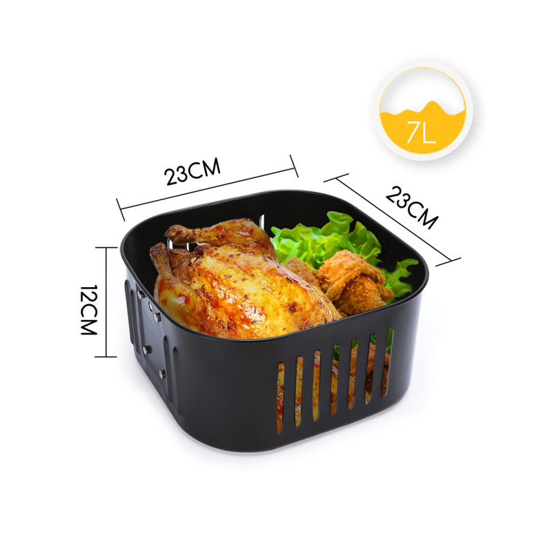 Cesta p/Fritadeira Elétrica s/ Óleo 1900W 7L Aigostar Cube Touch 4