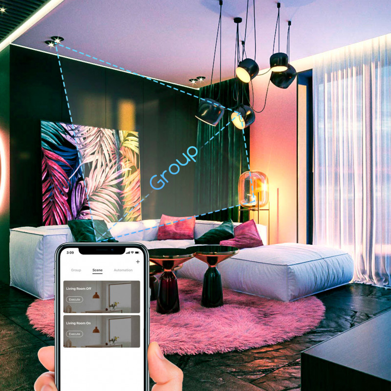 Lâmpada Filamento Smart LED WiFi CCT E27 A60 6W Aigostar Edison 3