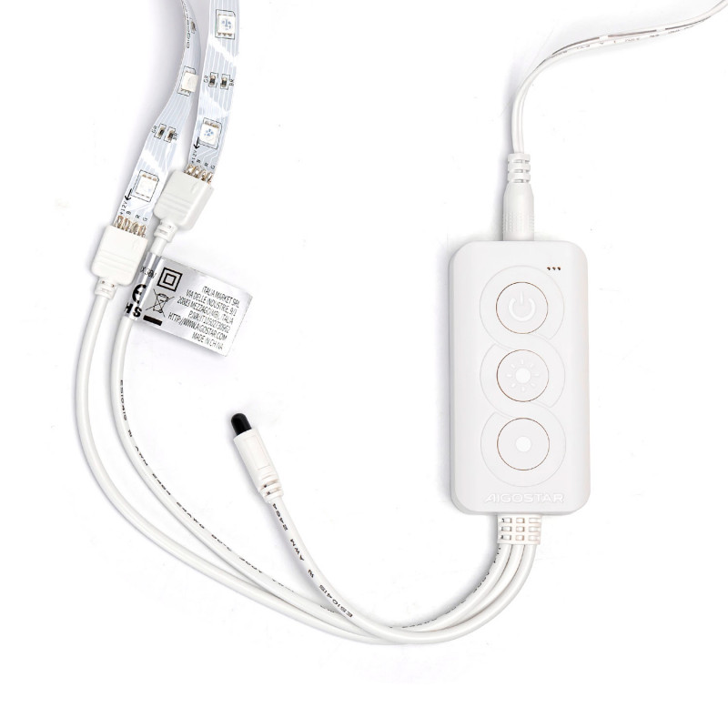 Fita Led WiFi Inteligente 15 Metros (2 x 7.5m) RGB 48W Aigostar 1