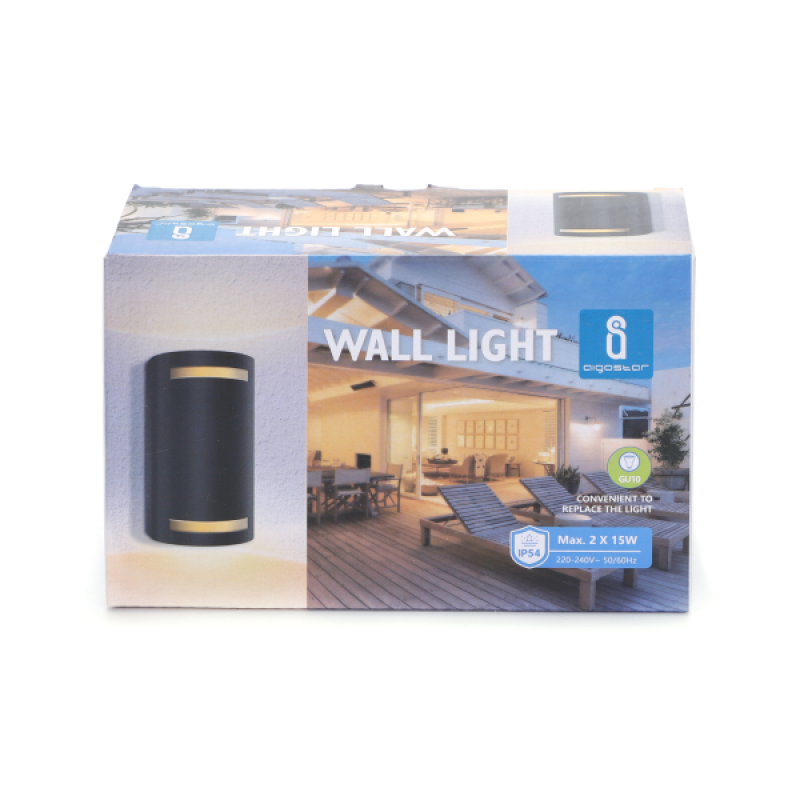 Luz de Parede Dupla Aigostar 2xGU10 IP54 3