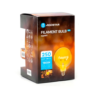 Lâmpada LED Filamento 4W E27 1800K 250lm 