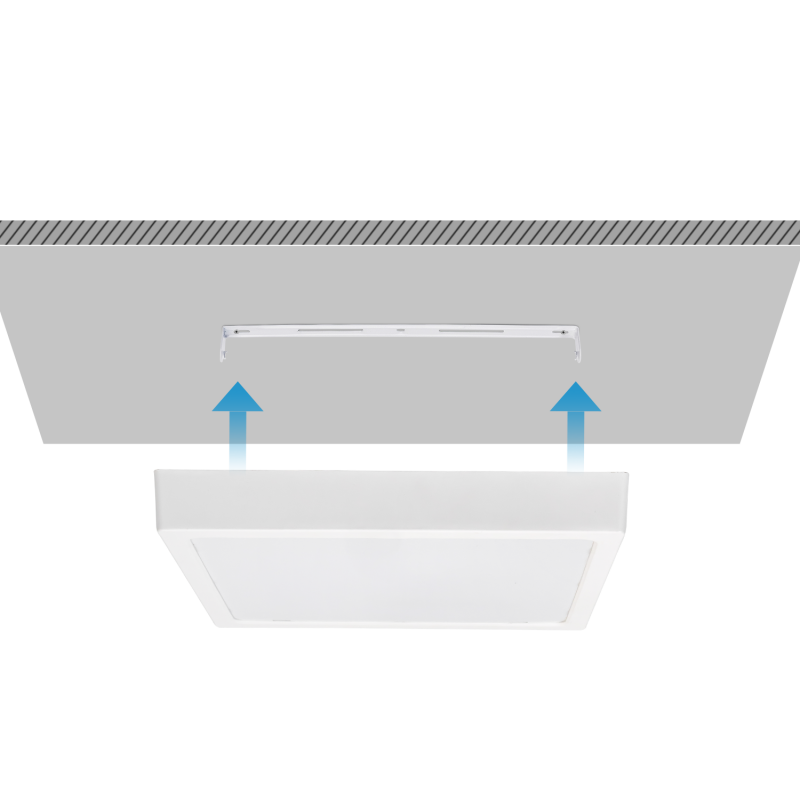 Downlight LED 24W 3000k 289mm Quadrado Aigostar 4
