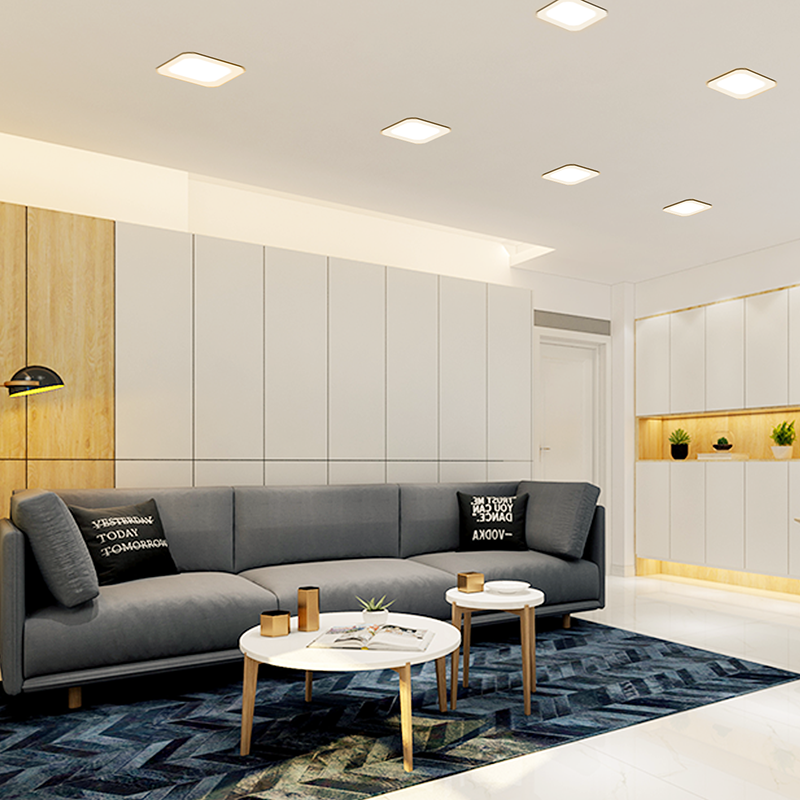Downlight LED 24W 4000k 289mm Quadrado Aigostar 2
