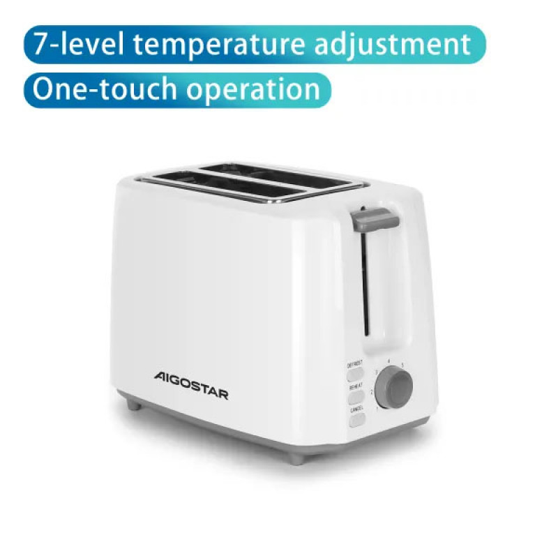 Torradeira 750W Aigostar Warrior Branca 3