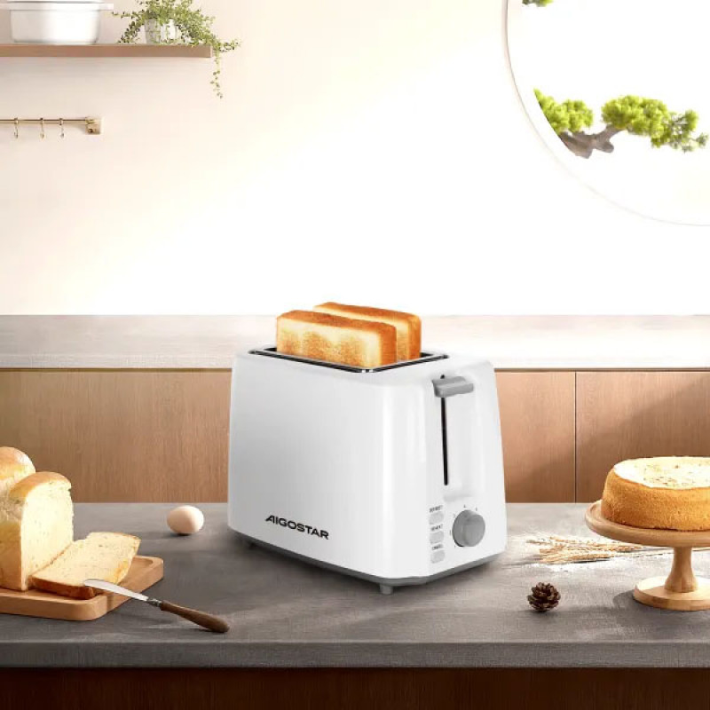 Torradeira 750W Aigostar Warrior Branca 4