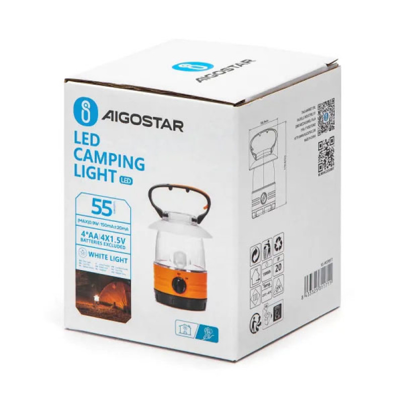 Lanterna de Acampamento Regulável Aigostar 3