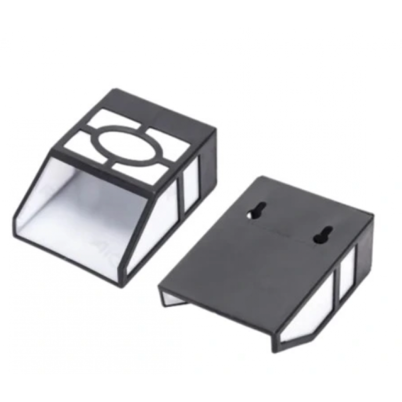 Luminária de Parede Solar LED preta cor quente Aigostar 1