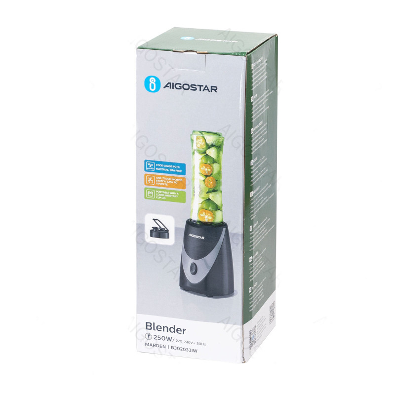 Liquidificador Aigostar Marden 250w Preto 6