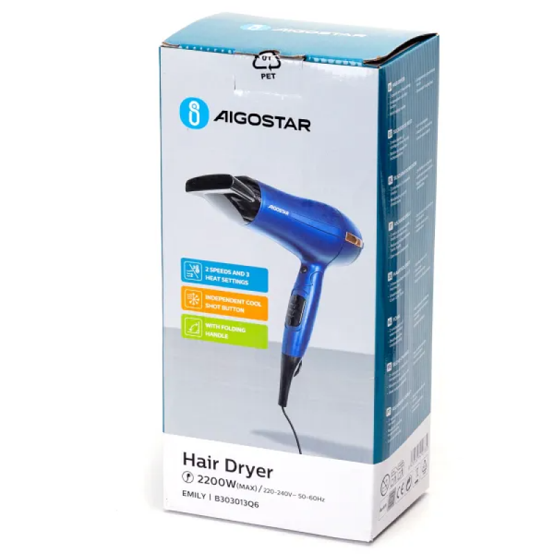 Secador Cabelo 2200W Aigostar Emily 1