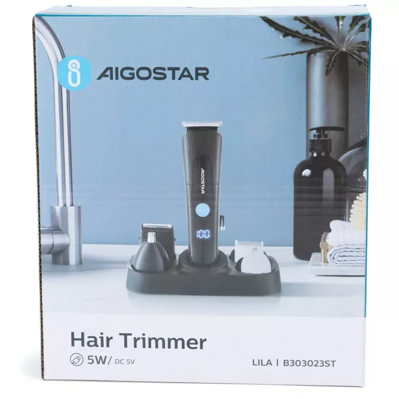 Aparador Cabelo e Barba Aigostar 5 em 1 Aigostar Lila 5
