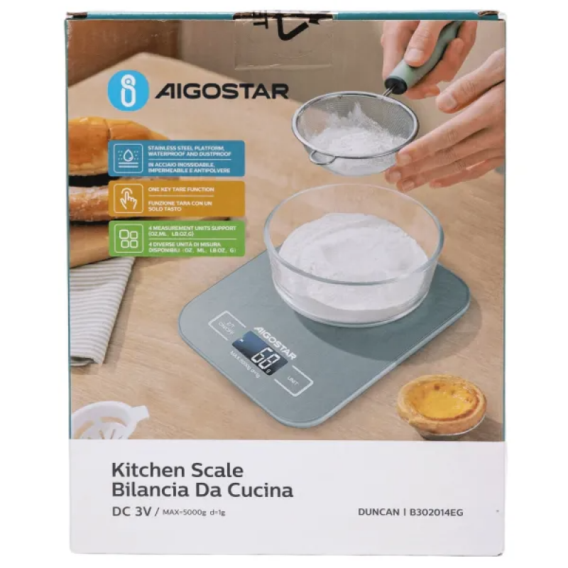 Balança Cozinha Digital Aigostar Duncan 5KG 2
