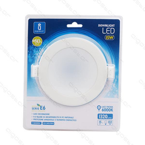 Placa Led Downlight E6 20W 4000K 155-170mm Aigostar
