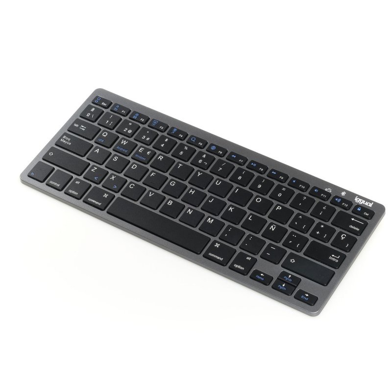 Teclado Bluetooth Slim TKL Iggual (ES) Preto 3