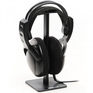 Suporte Auriculares Iggual SA22 Preto