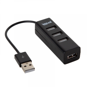 iggual Hub USB 2.0 x 4 Portas HUB-A-4p