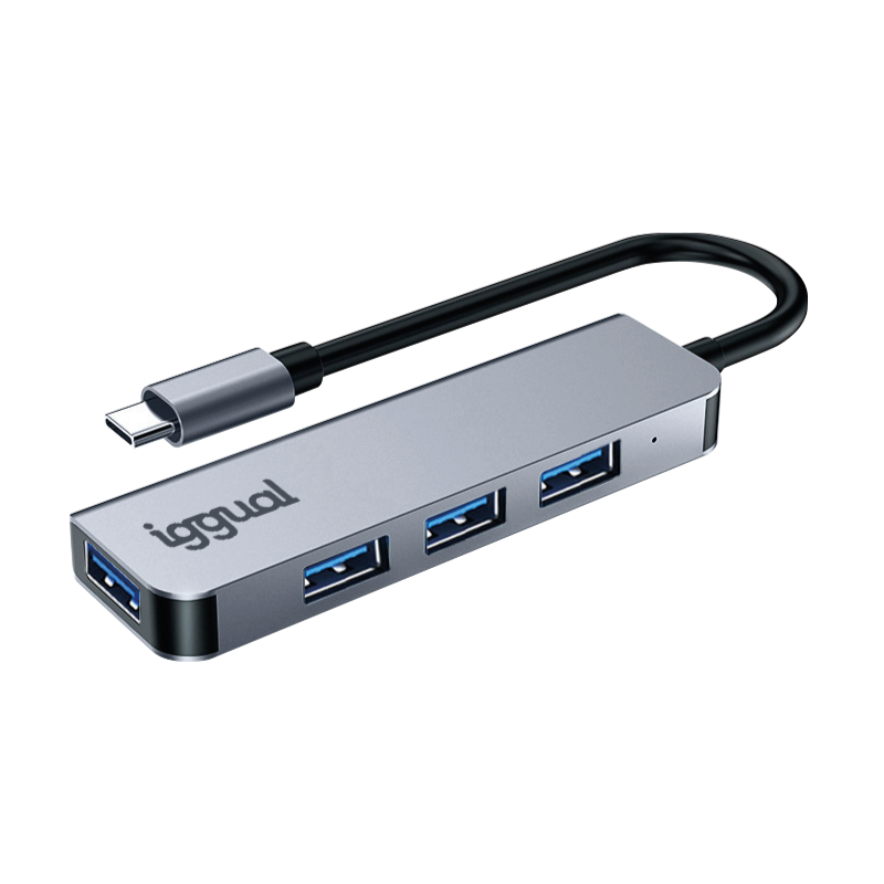 Hub TYPE-C 4 Portas 3x USB 3.0 Iggual 3
