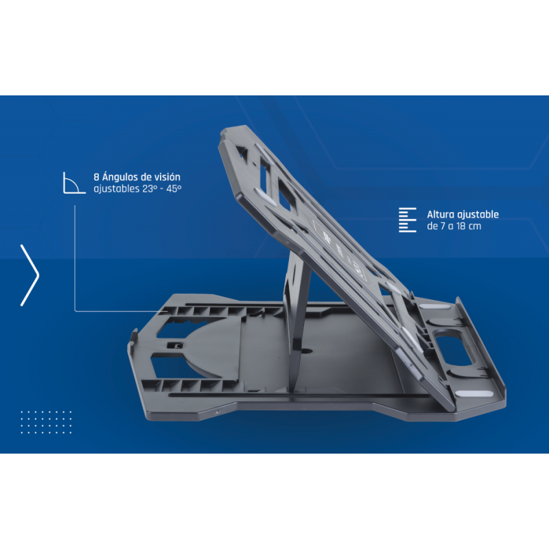 Suporte iggual para portátil + telemóvel RPSV17A 2