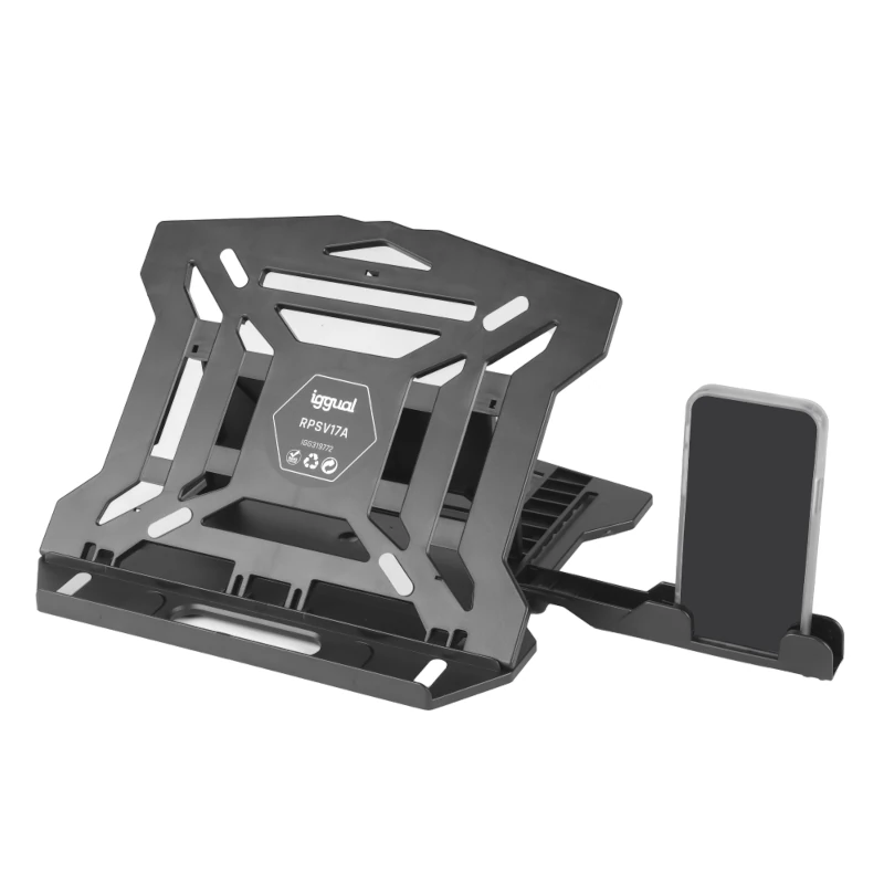 Suporte iggual para portátil + telemóvel RPSV17A 5